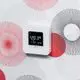 Digitaler Thermostat von Theben an einer Wand, mit Temperaturanzeige von 20,3°C, Einstellungsoptionen und einem digitalen Display für die Programmierung.
